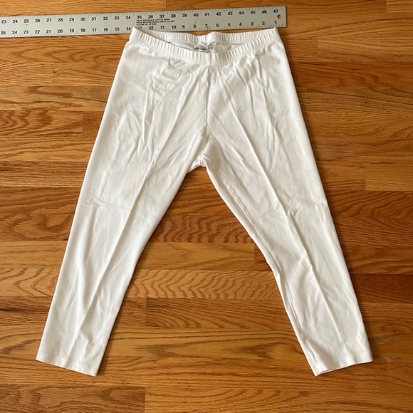 J. Jill Pants & Jumpsuits Jjill White Cropped Capri Leggings Poshmark